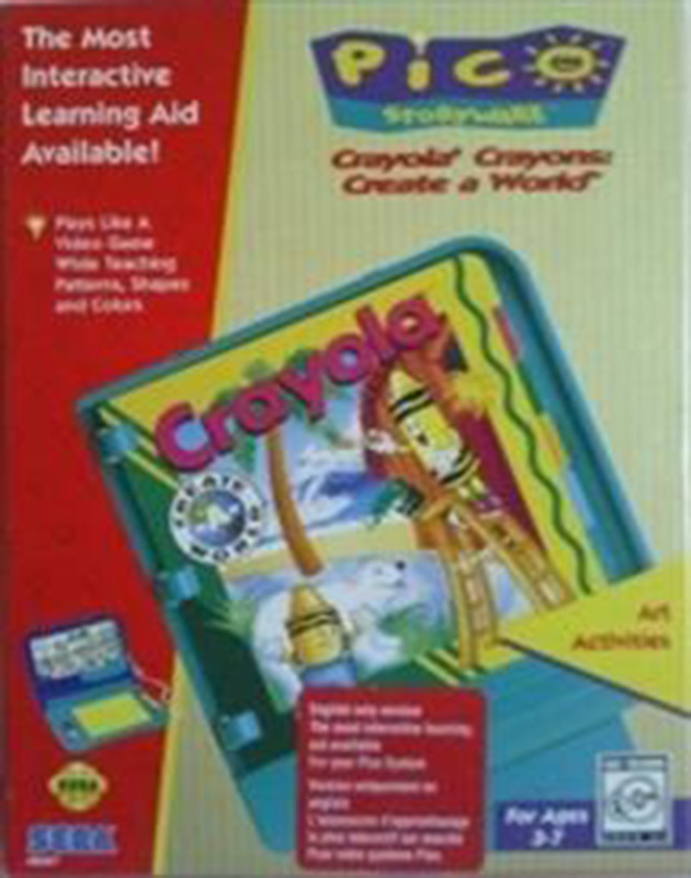 Crayola Crayons: Create a World box art for Sega Pico